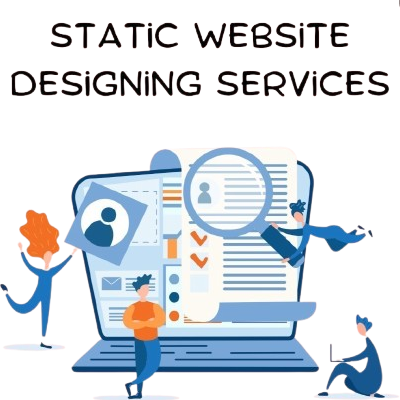 Static Website Services Illustration